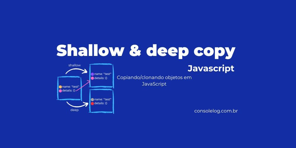 Clonando objetos em JavaScript - Shallow vs Deep
